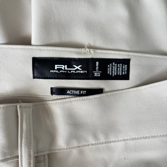 RLX Ralph Lauren Men's Size 38/32 Golf Pants Active Fit Sand Business Casual - Picture 10 of 15